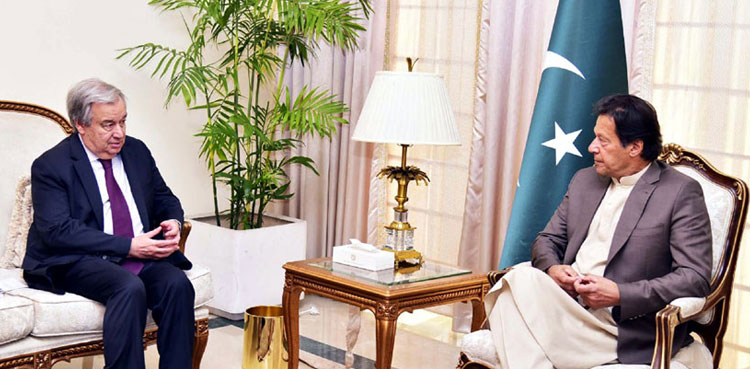 Imran Khan Antonio Guterres