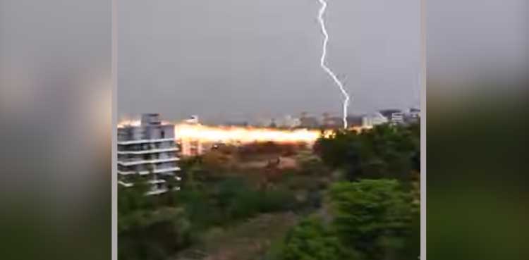 india, lightning, video maker,