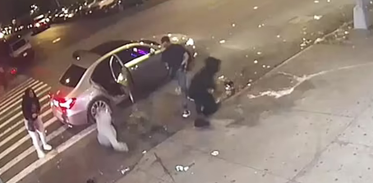 cab driver shot in head stray bullet footage nyc