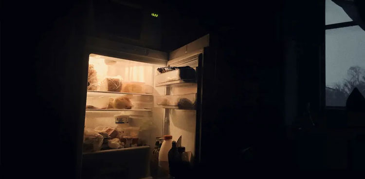light in refrigerator