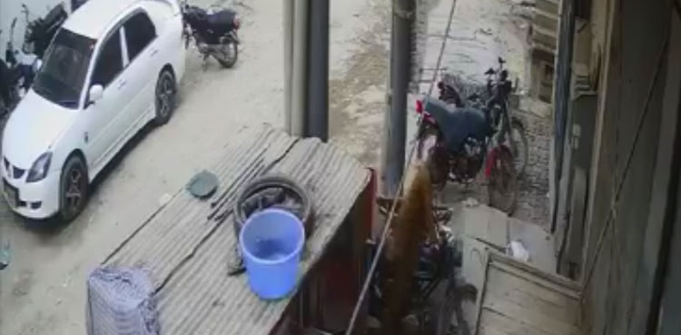 Karachi motorbike steal