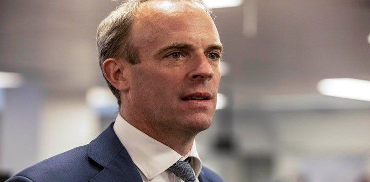 UK Foreign Secretary Dominic Raab