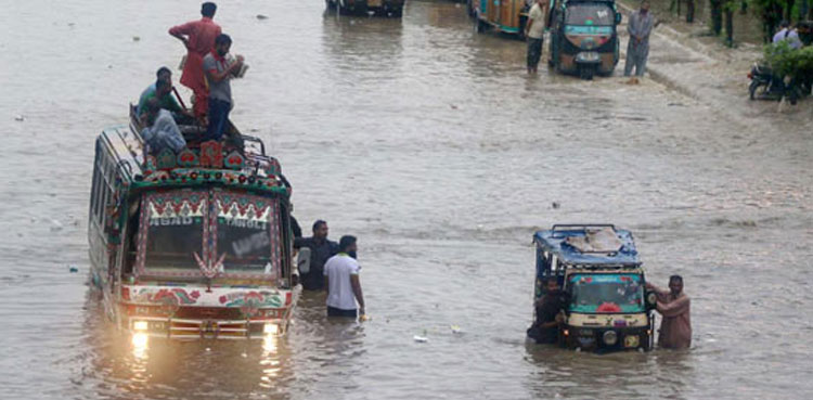 rainfall, karachi, urban flooding, met office,