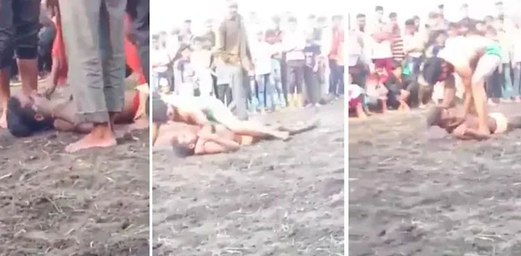 Wrestler die fight