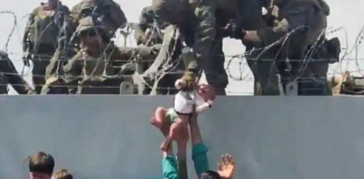Wounded Afghan toddler reunited with family UK