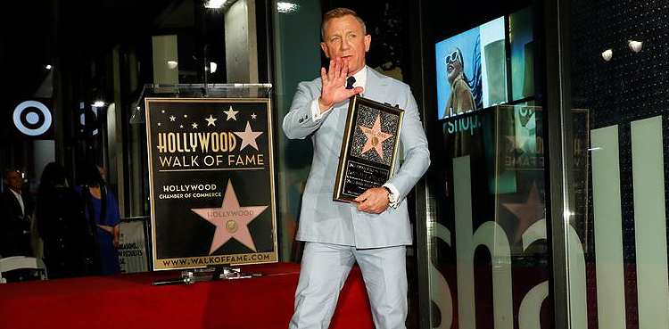 Daniel Craig Hollywood Walk Of Fame James Bond