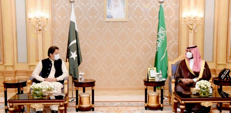 PM Imran meeting Saudi crown prince