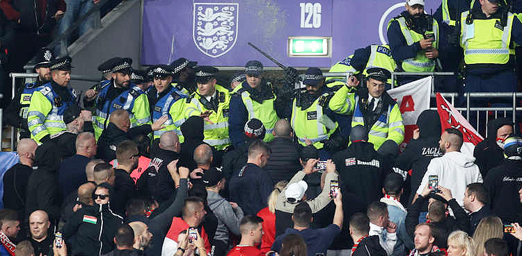 FIFA wembley stadium violence