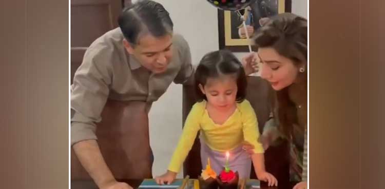 aisha khan daughter birthday video
