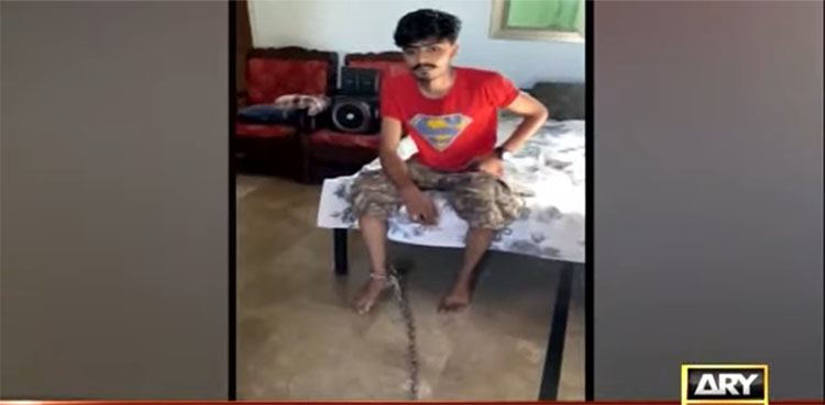 chained youngster, police, recover, marry,