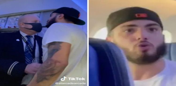 passenger anti-mask offloaded flight