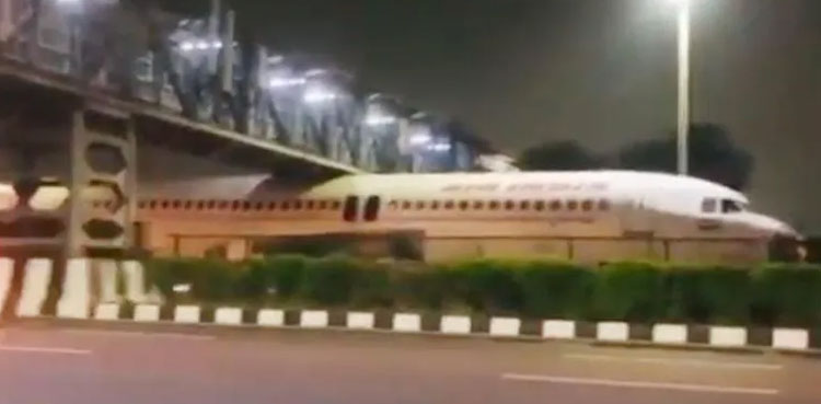 Air India plane overbridge