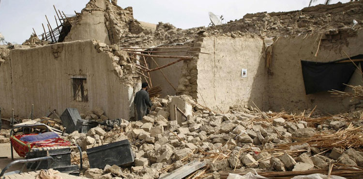 Earthquake relief operations, Wadh tehsil, Balochistan