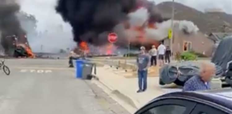 plane crash, US school,