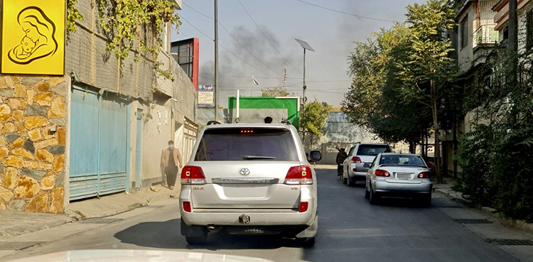 Taliban air fire, women rally, Iran protests