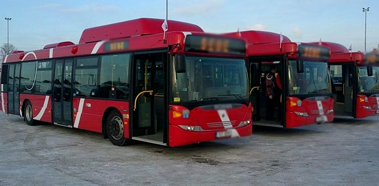 Sindh biogas buses Karachi
