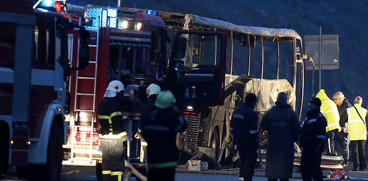 Bus crash Bulgaria