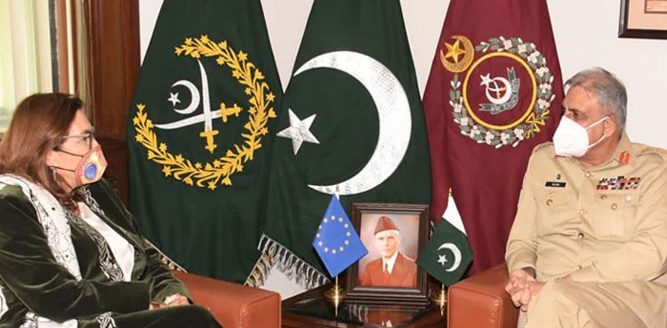 qamar javed bajwa, coas, eu, pakistan