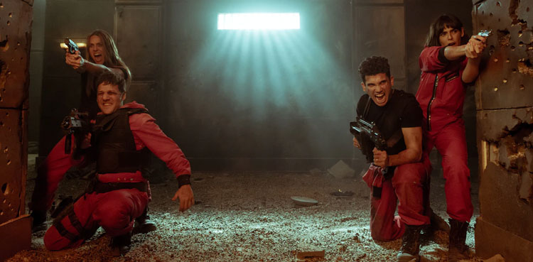money heist, bollywood, inspired