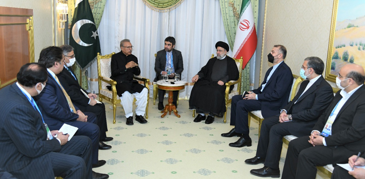president dr arif alvi iran seyed ebrahim raisi eco summit
