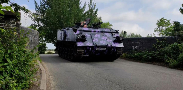 tanks, england, viral video,