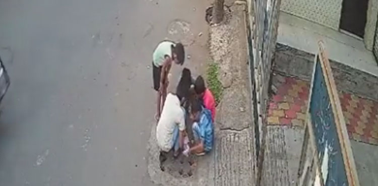 scary video firecracker children