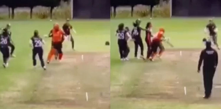 Canadian cricketer obstructs field