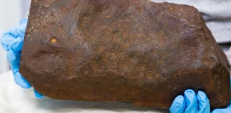 Australian man rock gold meteorite
