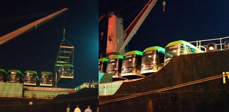 green line bus project commercial operation asad umar