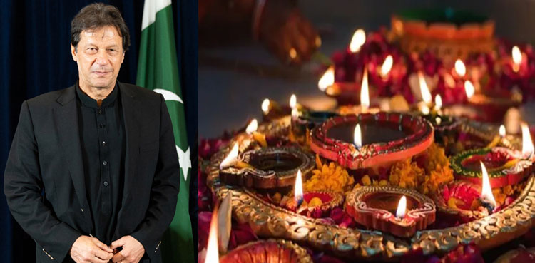 Imran Khan wishes happy diwali