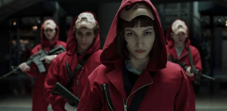 money heist, money heist part 5 volume 2, viral video, netflix