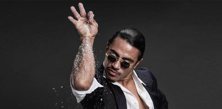 salt bae cooking style