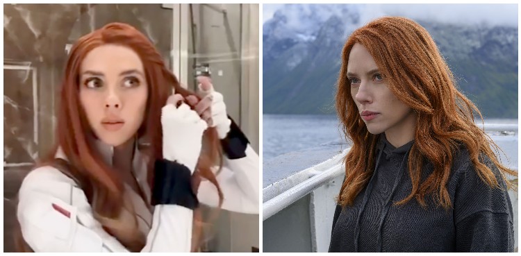 scarlett johansson, doppelganger, hollywood actor, TikTok