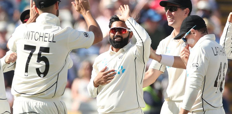 ajaz patel third bowler 10 wickets test innings india vs nz