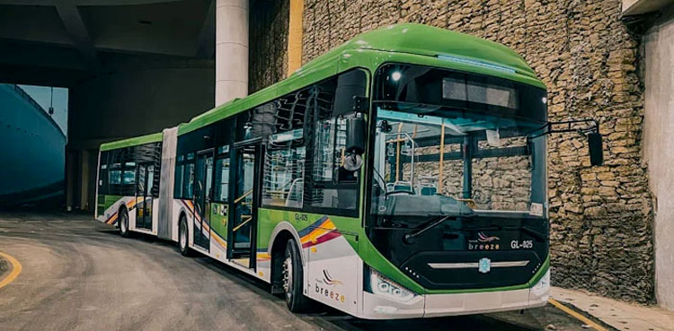 Karachi's Green Line bus, Imran Khan, transport system, Karachi