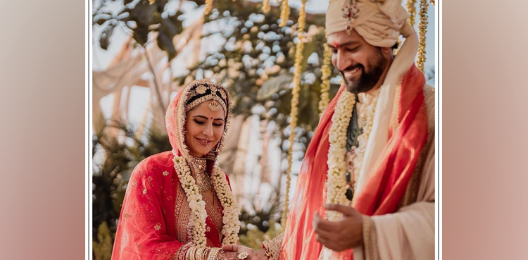 Katrina Kaif, Vicky Kaushal, Wedding dress, Bollywood actor,