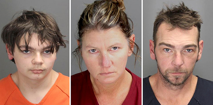 parents michigan school shooter manslaughter charges
