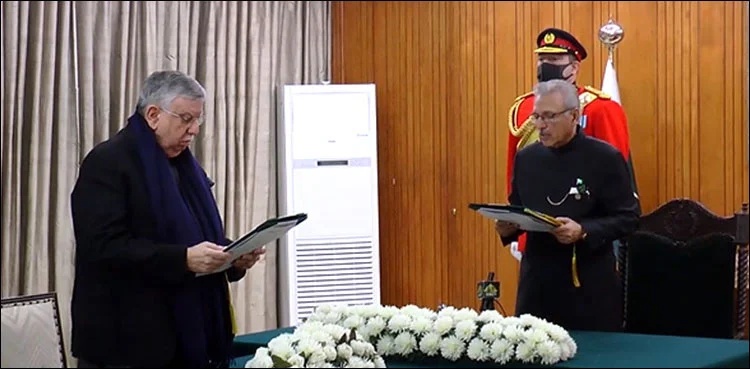 shaukat tarin oath federal minister