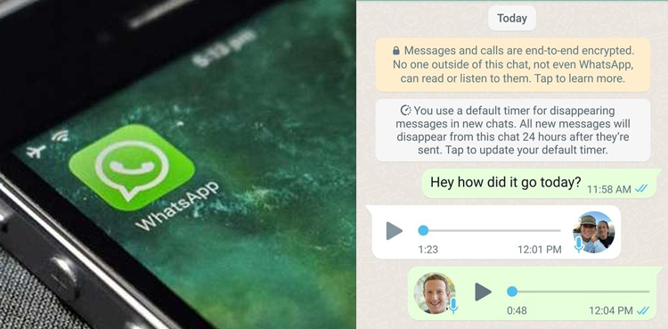 whatsapp disappearing messages