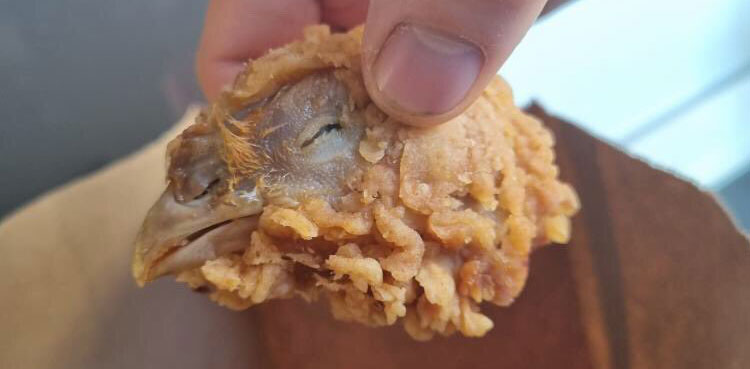 chicken head, fried wings, restaurant, england