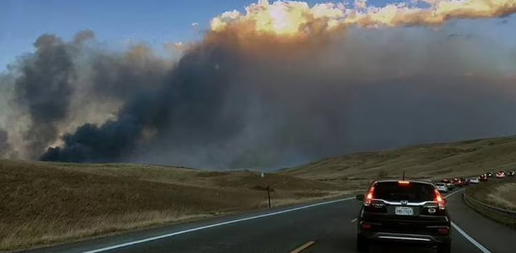 Colorado heavy snow wildfire