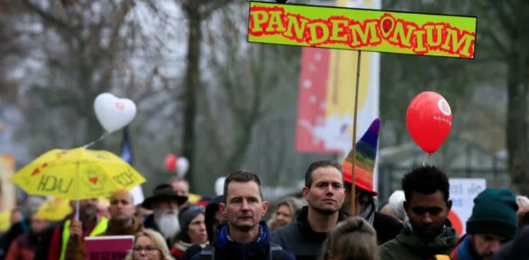 Dutch coronavirus protest