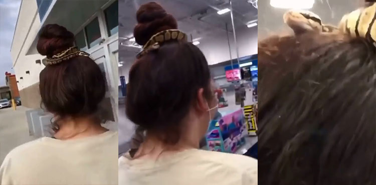 girl-snake-hairband-video