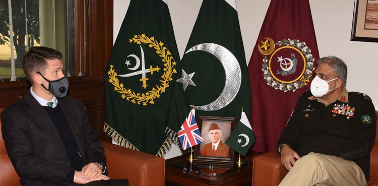 coas bajwa, uk envoy, christian turner, Qamar Javed Bajwa, ISPR, GHQ