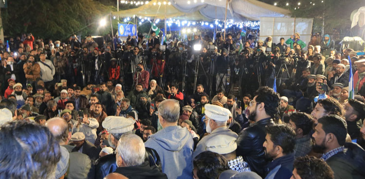 JI sit-in, Sindh Governor House, Karachi