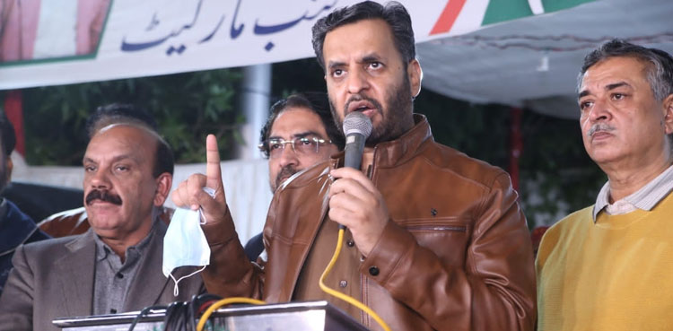 Mustafa Kamal PSP rally, sit-in, Sindh LG law