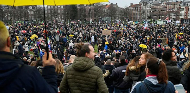 protest netherlands coronavirus measures