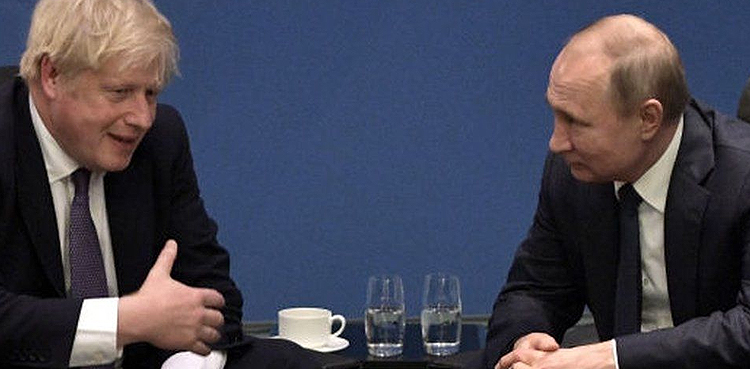 Russia Ukraine sanctions Boris Johnson Putin