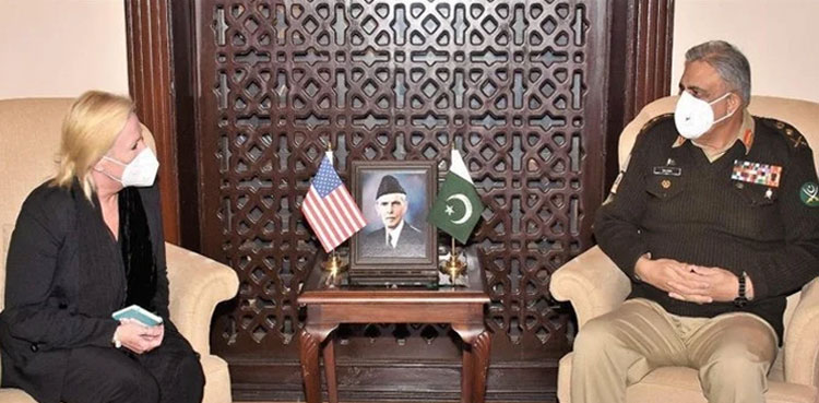 COAS Bajwa, US diplomat humanitarian assistance Afghanistan