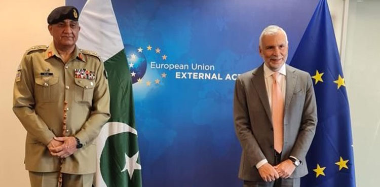 COAS Bajwa, Belgium, EU